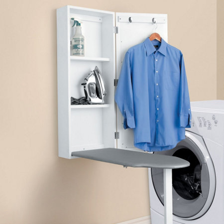 wall mount ironing board cabinet
