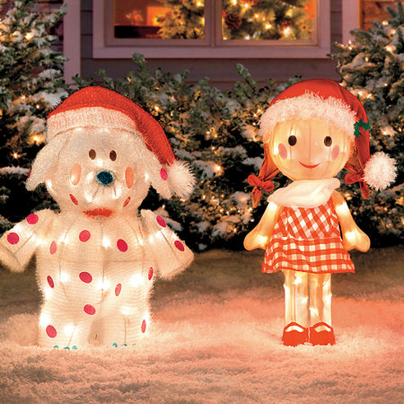 RUDOLPH MISFIT TOYS SET OF 6 OUTDOOR CHRISTMAS TINSEL SCULPTURE YARD ...